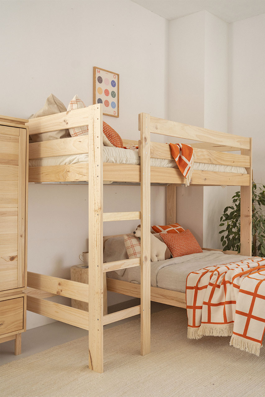 Imagen de ambiente 8 para:Literas y camas altas en madera maciza de pino